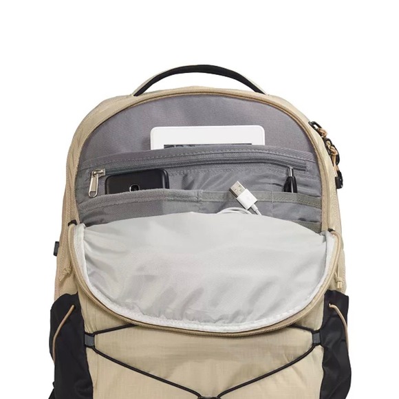 The North Face Borealis Backpack Gravel TNF Black NF0A52SEV3P Laptop Bag NEW - Picture 6 of 10